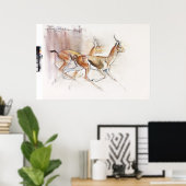 ランニングズアラビアンガゼル2010 ポスター (ホームオフィス)