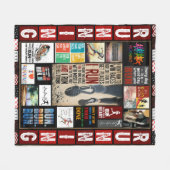 ランニングズアートランナーパパマムツアー フリースブランケット (正面(横))