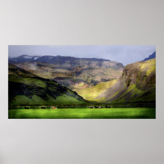 ランニングズウマズアイスランド ポスター (正面)