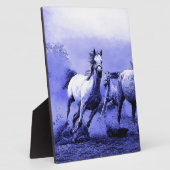 ランニングズウマ&ブルームーンライト フォトプラーク (側面)