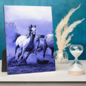 ランニングズウマ&ブルームーンライト フォトプラーク (側面)