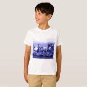 ランニングズウマ&ブルームーンライト Tシャツ (正面フル)