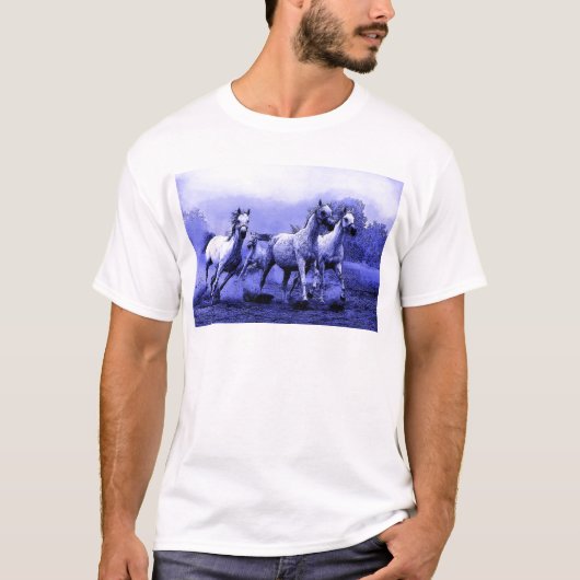 ランニングズウマ&ブルームーンライト Tシャツ (正面)