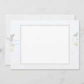 ランニングズサンドピパーズオンヒルトンヘッドビーチ悔やみや弔慰 案内状 (裏面)