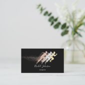 ランニングズスポーツコーチアスリートロゴインストラクターQR 名刺 (スタンド正面)