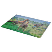 ランニングズピント絵を描グ・チェットスタリオン カッティングボード (角)