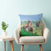 ランニングズピント絵を描グ・チェットスタリオン クッション (椅子)