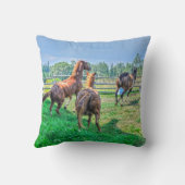 ランニングズピント絵を描グ・チェットスタリオン クッション (裏面)