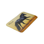 ランニングズホースブラックスタリオン バスマット (アングル)