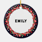 ランニングズランナーホリデーギフト セラミックオーナメント (裏面)