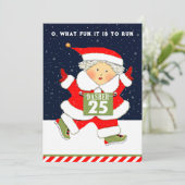 ランニングズランナーホリデークリスマスカード シーズンカード (スタンド正面)