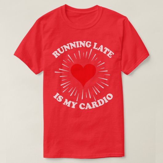 ランニングズ・イズ・マイ・カーディオ Tシャツ (デザイン正面)