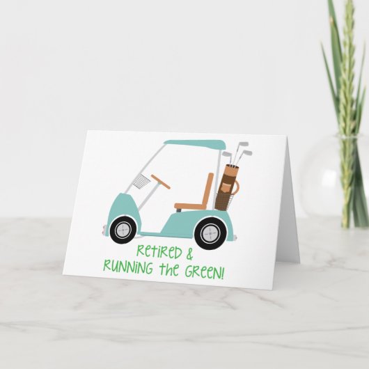 ランニングズ・ザ・グリーン カード (正面)