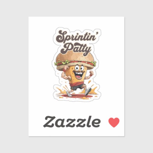 ランニングチーズバーガー シール (シート)