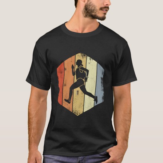 ランニングトライアスリートジョギング Tシャツ (正面)