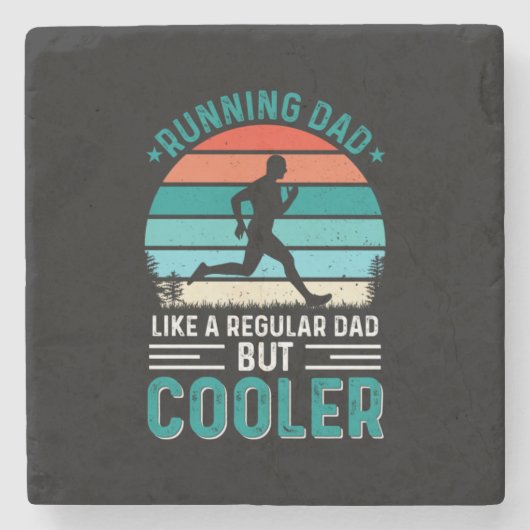 ランニングパパ ストーンコースター (正面)