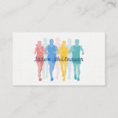 ランニングパーソナルトレーナー、フィットネスインストラクター部 名刺 (裏面)