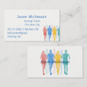 ランニングパーソナルトレーナー、フィットネスインストラクター部 名刺 (正面/裏面)