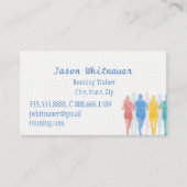 ランニングパーソナルトレーナー、フィットネスインストラクター部 名刺 (正面)