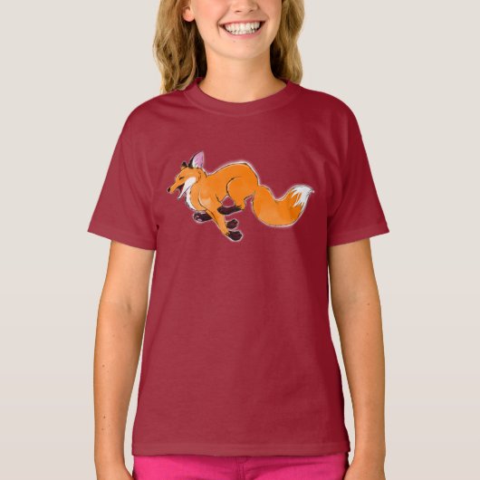ランニングフォックスTシャツ Tシャツ (正面)