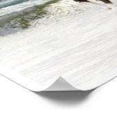 ランニングホースat theビーチアートプリントポスター ポスター (角)