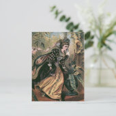 「ランニングボールからのヴィンテージ」イラストレーション ポストカード (スタンド正面)