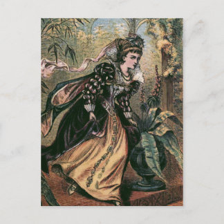 「ランニングボールからのヴィンテージ」イラストレーション ポストカード