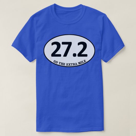 ランニングマラソン272やる気を起こさせるGo the Ex Tシャツ (デザイン正面)