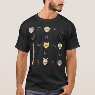 ランニングマン フード チェーン フレンド Tシャツ
