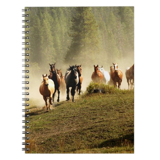 ランニングモンタナ牧場の馬 ノートブック (正面)