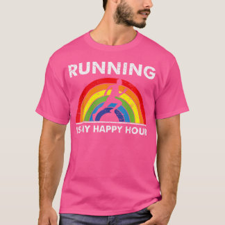 ランニングラバー ゲイ プライド LGBTQ フラッグカラー レインボー Tシャツ