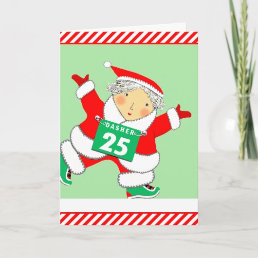 ランニングランナークリスマス シーズンカード (正面)
