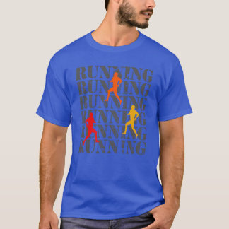 ランニングランナーズジョガーズスポーツ女子ギフト Tシャツ