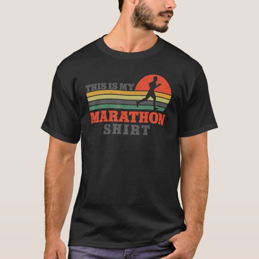 ランニングヴィンテージハーフマラソンレトロ Tシャツ (正面)