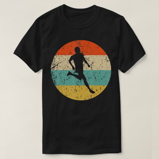 ランニングヴィンテージレトロランナー Tシャツ (デザイン正面)