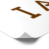 ランニング亀 ポスター (角)