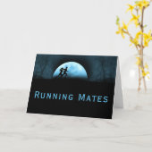 ランニング仲間 カード (黄色い花)