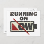 ランニング低 ポストカード (正面/裏面)