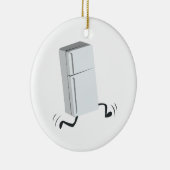ランニング冷蔵庫 セラミックオーナメント (右)
