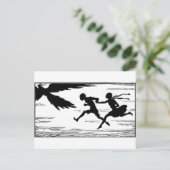 ランニング夫婦 ポストカード (スタンド正面)