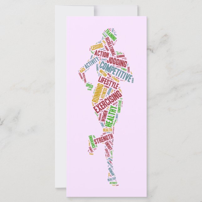 ランニング女 (正面)