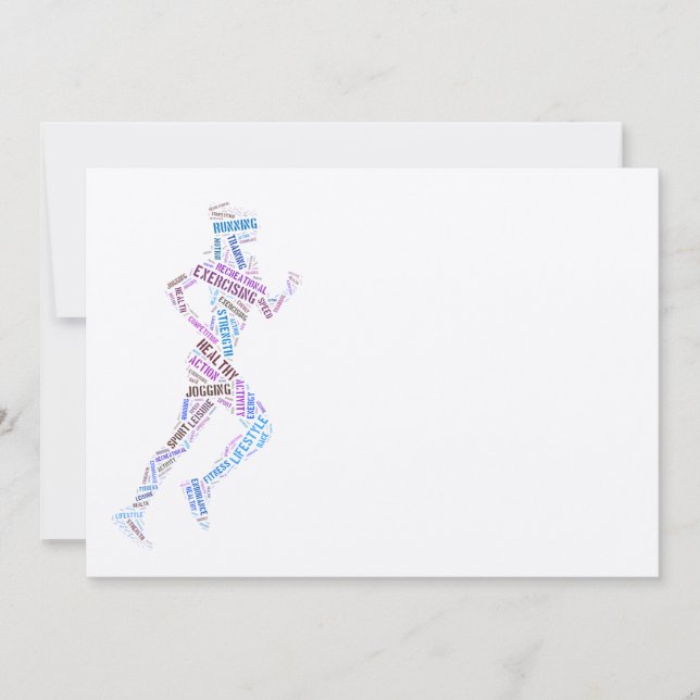 ランニング女 (正面)