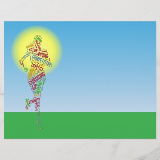 ランニング女 チラシ (正面)