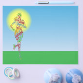 ランニング女 チラシ (シングル)