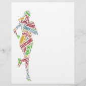 ランニング女 チラシ (正面)