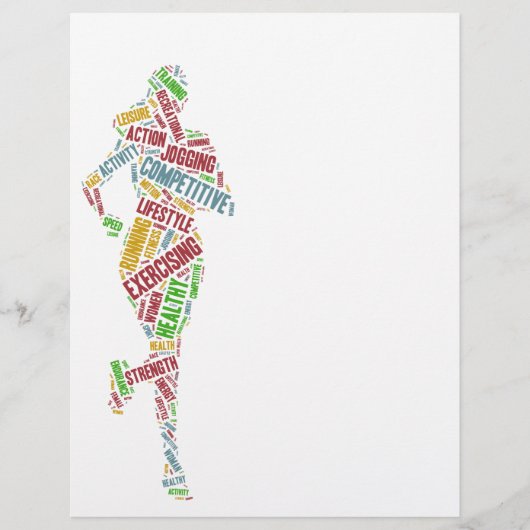 ランニング女 チラシ (正面)