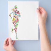 ランニング女 チラシ (手)