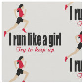 ランニング女 ファブリック (クローズアップ)