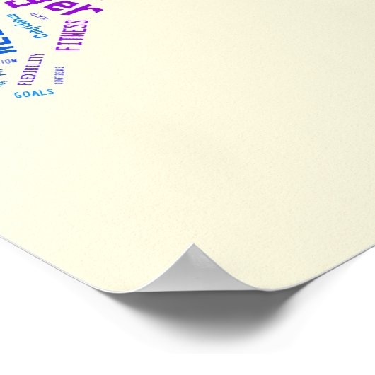 ランニング女 ポスター (角)