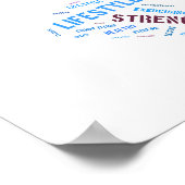 ランニング女 ポスター (角)